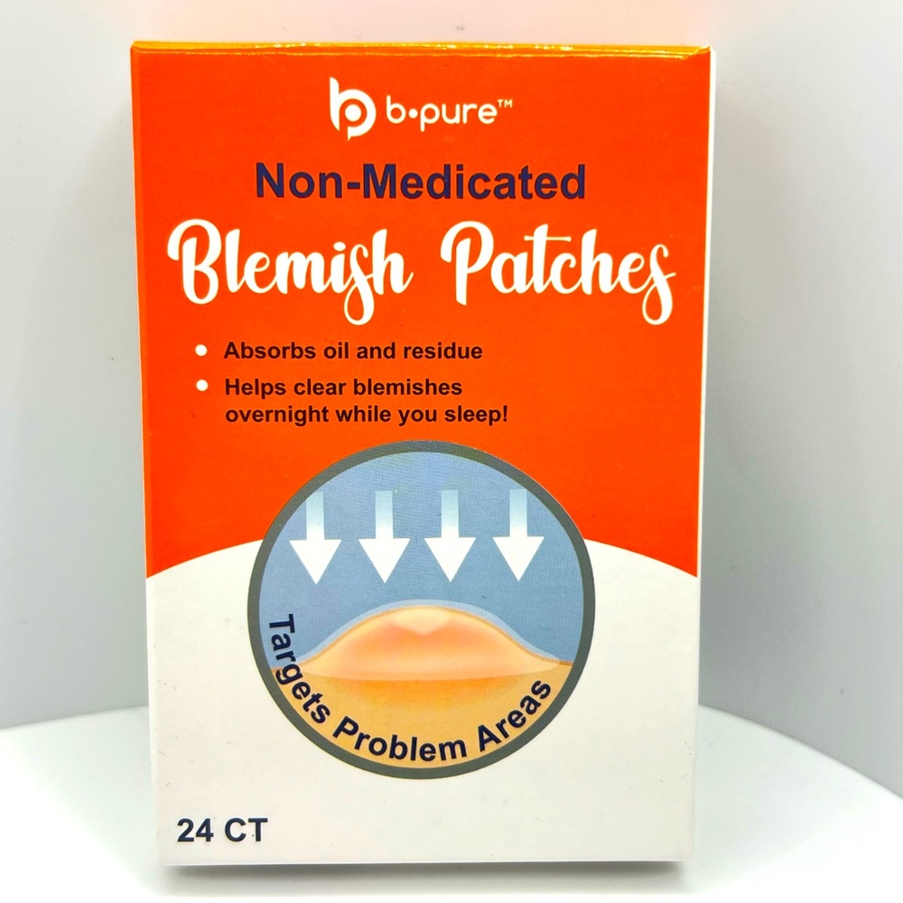 🦋$10 ~ b-pure ~ Non-Medicated Blemish Patches ~ 24 Pack ~ NEW